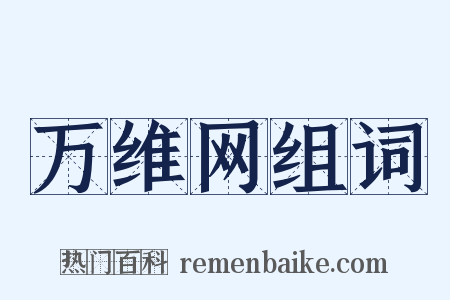 万维网组词是什么意思的图片